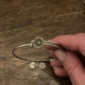Alex and Ani Silver Charm Bracelet